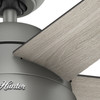 Hunter - 59267 - 46" Ceiling Fan - Anslee - Matte Silver