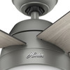 Hunter - 59267 - 46" Ceiling Fan - Anslee - Matte Silver