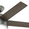 Hunter - 59267 - 46" Ceiling Fan - Anslee - Matte Silver