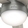 Hunter - 59267 - 46" Ceiling Fan - Anslee - Matte Silver