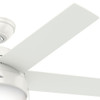 Hunter - 59266 - 46" Ceiling Fan - Anslee - Fresh White