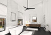 Hunter - 59264 - 52" Ceiling Fan - Cassius - Matte Black