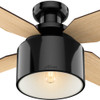 Hunter - 59259 - 52" Ceiling Fan - Cranbrook - Gloss Black