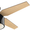 Hunter - 59259 - 52" Ceiling Fan - Cranbrook - Gloss Black