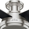 Hunter - 59247 - 52" Ceiling Fan - Dempsey - Brushed Nickel