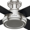 Hunter - 59247 - 52" Ceiling Fan - Dempsey - Brushed Nickel