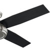 Hunter - 59247 - 52" Ceiling Fan - Dempsey - Brushed Nickel