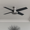 Hunter - 59247 - 52" Ceiling Fan - Dempsey - Brushed Nickel