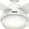 Hunter - 59246 - 44" Ceiling Fan - Dempsey - Fresh White