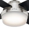 Hunter - 59245 - 44" Ceiling Fan - Dempsey - Brushed Nickel
