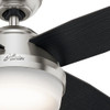 Hunter - 59245 - 44" Ceiling Fan - Dempsey - Brushed Nickel