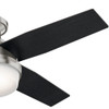 Hunter - 59243 - 44" Ceiling Fan - Dempsey - Brushed Nickel