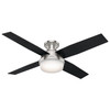 Hunter - 59241 - 52" Ceiling Fan - Dempsey - Brushed Nickel
