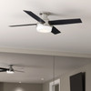 Hunter - 59241 - 52" Ceiling Fan - Dempsey - Brushed Nickel