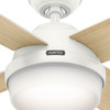 Hunter - 59217 - 52" Ceiling Fan - Dempsey - Fresh White