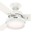 Hunter - 59169 - 52" Ceiling Fan - Sentinel - Fresh White