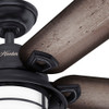 Hunter - 59135 - 54" Ceiling Fan - Key Biscayne - Weathered Zinc