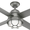 Hunter - 55085 - 54" Ceiling Fan - Searow - Matte Silver