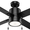 Hunter - 54215 - 52" Ceiling Fan - Beck - Matte Black