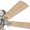 Hunter - 54209 - 52" Ceiling Fan - Crestfield - Brushed Nickel