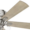 Hunter - 54209 - 52" Ceiling Fan - Crestfield - Brushed Nickel