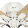Hunter - 54207 - 52" Ceiling Fan - Crestfield - Fresh White