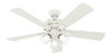 Hunter - 54204 - 52" Ceiling Fan - Crestfield - Fresh White
