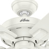 Hunter - 54204 - 52" Ceiling Fan - Crestfield - Fresh White