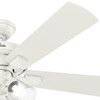 Hunter - 54204 - 52" Ceiling Fan - Crestfield - Fresh White