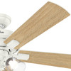 Hunter - 54204 - 52" Ceiling Fan - Crestfield - Fresh White
