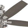 Hunter - 54190 - 52" Ceiling Fan - Bennett - Brushed Nickel