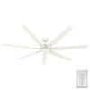 Hunter - 53439 - 72" Ceiling Fan - Downtown - Matte White