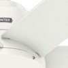 Hunter - 53435 - 52" Ceiling Fan - Kennicott - Fresh White