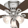 Hunter - 53328 - 52" Ceiling Fan - Builder - Brushed Nickel