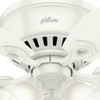 Hunter - 53326 - 52" Ceiling Fan - Builder - Snow White