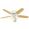 Hunter - 53326 - 52" Ceiling Fan - Builder - Snow White