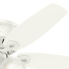 Hunter - 53326 - 52" Ceiling Fan - Builder - Snow White