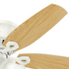 Hunter - 53326 - 52" Ceiling Fan - Builder - Snow White