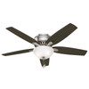 Hunter - 53315 - 52" Ceiling Fan - Newsome - Brushed Nickel
