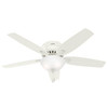 Hunter - 53313 - 52" Ceiling Fan - Newsome - Fresh White