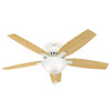 Hunter - 53313 - 52" Ceiling Fan - Newsome - Fresh White