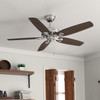 Hunter - 53241 - 52" Ceiling Fan - Builder - Brushed Nickel