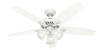 Hunter - 53236 - 52" Ceiling Fan - Builder - Snow White