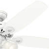 Hunter - 53236 - 52" Ceiling Fan - Builder - Snow White