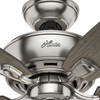 Hunter - 53216 - 52" Ceiling Fan - Amberlin - Brushed Nickel