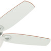 Hunter - 53089 - 52" Ceiling Fan - Builder - White