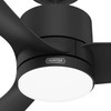 Hunter - 52967 - 52" Ceiling Fan - Bolsa - Matte Black