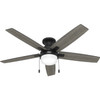 Hunter - 52836 - 52" Ceiling Fan - Anisten - Matte Black