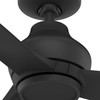Hunter - 52831 - 52" Ceiling Fan - Mazzini - Matte Black