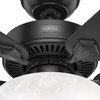 Hunter - 52790 - 44" Ceiling Fan - Swanson - Matte Black